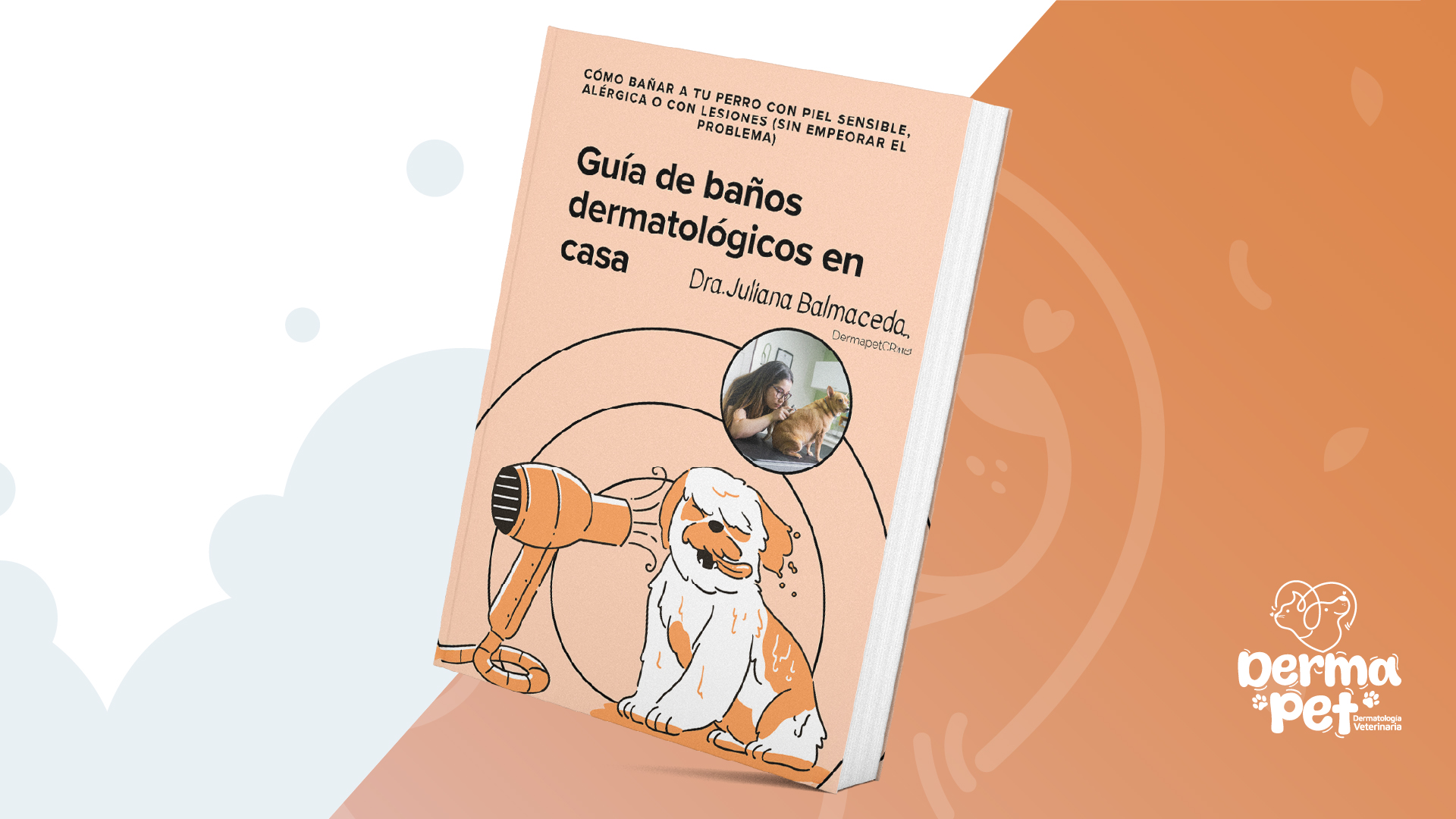 Guía práctica: Cómo bañar a tu perro con piel sensible, alérgica o con lesiones